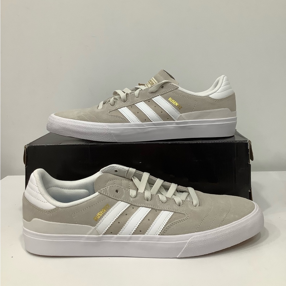 Adidas Busenitz Vulc II 2.0 Activewear Sneaker Shoe Gray Gold IG5243 Men Size 13